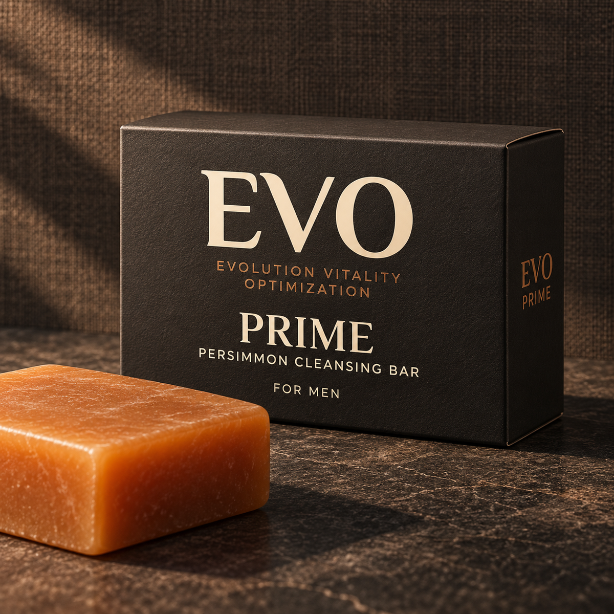 EVO Prime soap bar and box